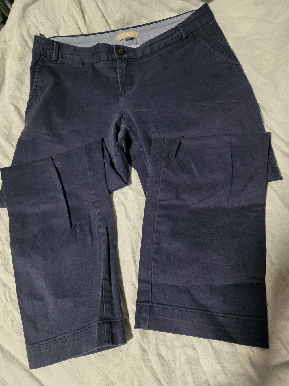 Banana Republic Navy Blue Chino Pants